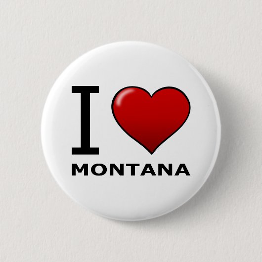 I LIEBE MONTANA BUTTON (Vorderseite)