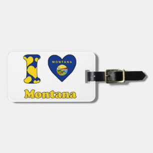 I Liebe Montana Gepäckanhänger