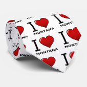 I LIEBE MONTANA KRAWATTE (Gerollt)