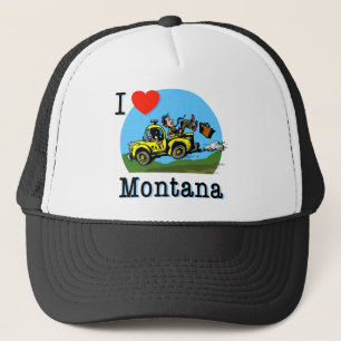 I Liebe-Montana-Land-Taxi Truckerkappe