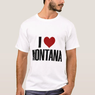 I Liebe Montana Staat T-Shirt