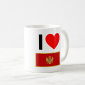 i Liebe montenegro Kaffeetasse (VorderseiteRechts)