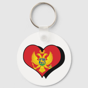 I Liebe Montenegro Schlüsselanhänger