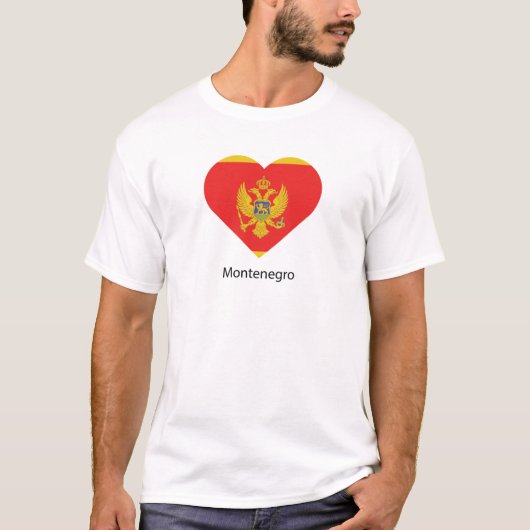 I Liebe Montenegro T-Shirt (Vorderseite)