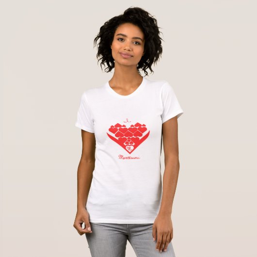 I Liebe Montessori Tshirt (Vorne ganz)