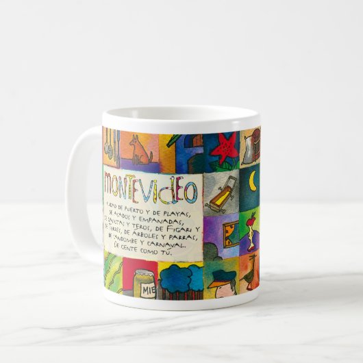 I Liebe Montevideo #2 Kaffeetasse (Vorderseite Links)