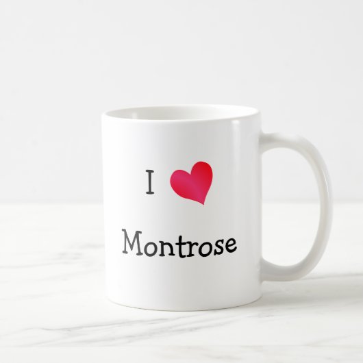 I Liebe Montrose Kaffeetasse (Rechts)