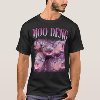 I Liebe Moo Deng Bootleg I Liebe Sie Bouncy Pig T-Shirt