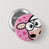 I Liebe-MOO-Kuh-Knopf Button (Vorne & Hinten)