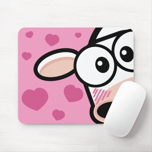 I Liebe-MOO-Kuh Mousepad (Mit Mouse)