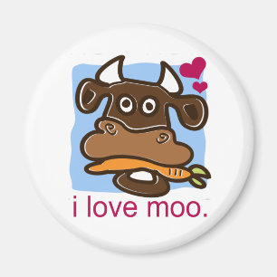I Liebe Moo Magnet