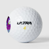"I Liebe Moon" - Ein skurriler Kunstentwurf Golfball (Logo)