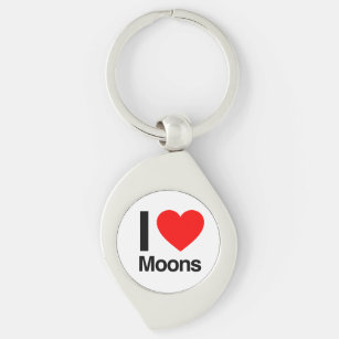 I Liebe Moons Schlüsselanhänger
