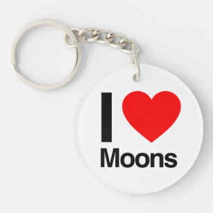 I Liebe Moons Schlüsselanhänger