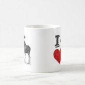 I Liebe Moose Kaffeetasse (Mittel)
