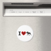 I Liebe Moose Magnet (In Situ (Geschirrspüler))
