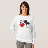 I Liebe Moose T-Shirt (Vorne ganz)