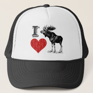 I Liebe Moose Truckerkappe