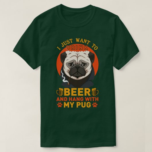 I LIEBE MOPS 1 T-Shirt (Design vorne)