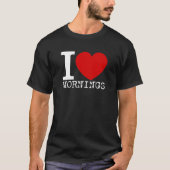 I Liebe-Morgen (weiß) T-Shirt (Vorderseite)