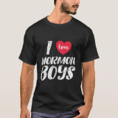 I Liebe Mormon He Lds T-Shirt (Vorderseite)