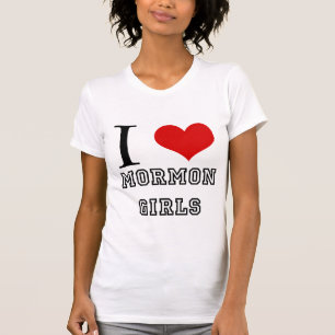 I Liebe-Mormonen-Mädchen T-Shirt