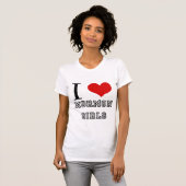 I Liebe-Mormonen-Mädchen T-Shirt (Vorne ganz)