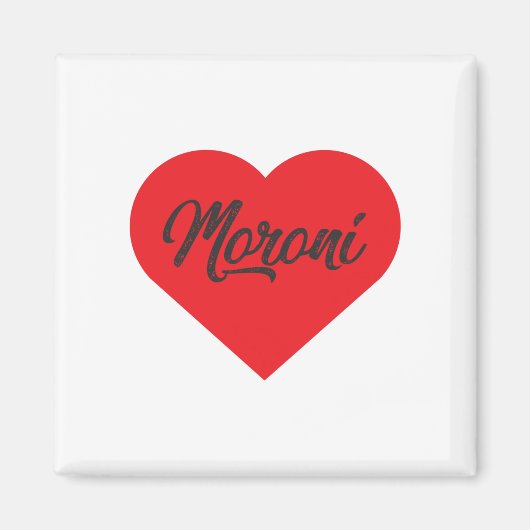 I Liebe Moroni - Komoren Magnet (Vorne)