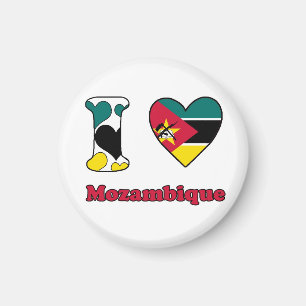 I Liebe Mosambik Magnet