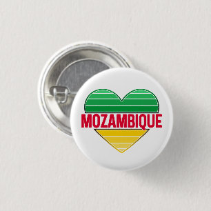 I. Liebe Mosambik, Mosambikanisches Herz Button