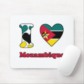 I Liebe Mosambik Mousepad (Mit Mouse)