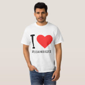 I Liebe Mosambik T-Shirt (Vorne ganz)