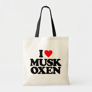 I LIEBE-MOSCHUS-OCHSEN TRAGETASCHE