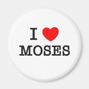 I Liebe Moses Magnet