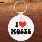 I Liebe Moses Schlüsselanhänger (Vorderseite)