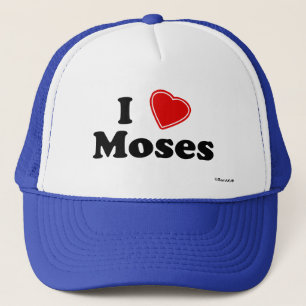 I Liebe Moses Truckerkappe