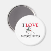 I Liebe Moskitos Magnet (Vorderseite/Rückseite)