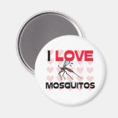 I Liebe Moskitos Magnet (Vorderseite/Rückseite)