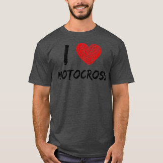 I Liebe Motocross T-Shirt