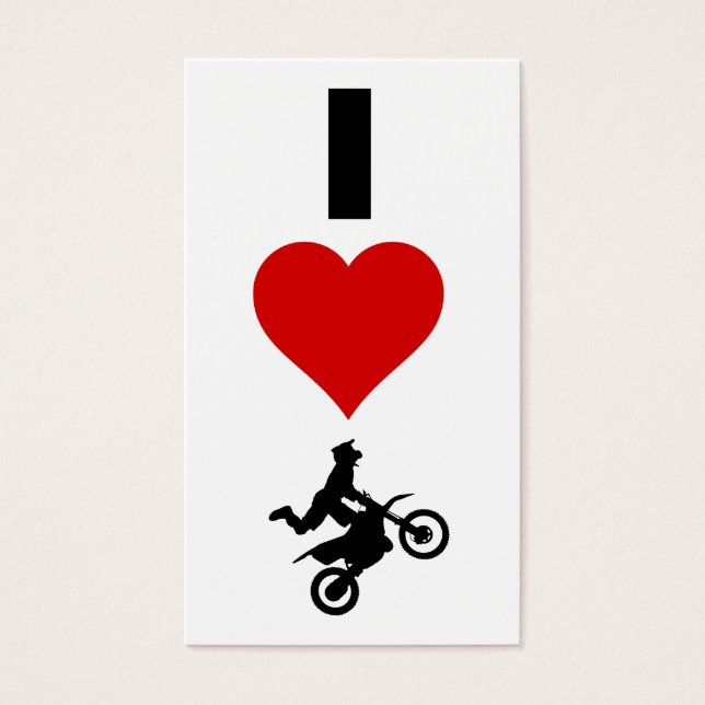 I Liebe Motocross (vertikal) (Vorderseite)
