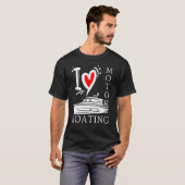 I Liebe Motorbootemänner in Seenot T-Shirt (Vorne ganz)