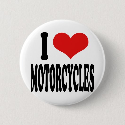 I Liebe-Motorräder Button (Vorderseite)