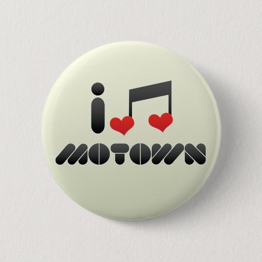 I Liebe Motown Button (Vorderseite)