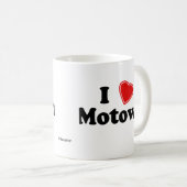 I Liebe Motown Kaffeetasse (VorderseiteRechts)