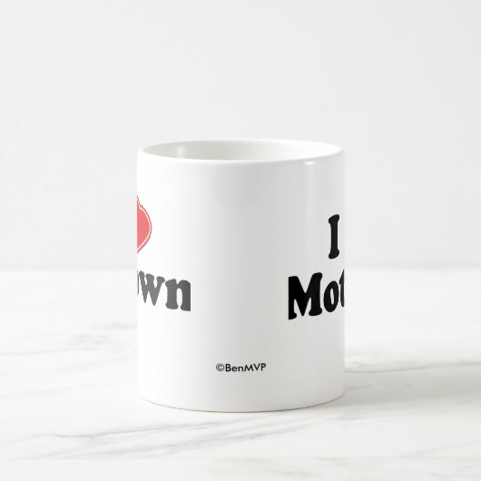 I Liebe Motown Kaffeetasse (Mittel)