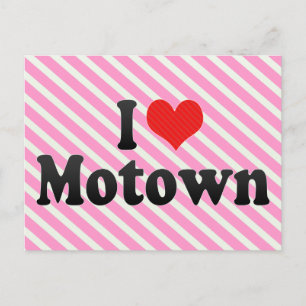 I Liebe Motown Postkarte
