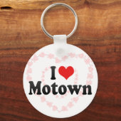 I Liebe Motown Schlüsselanhänger (Vorderseite)
