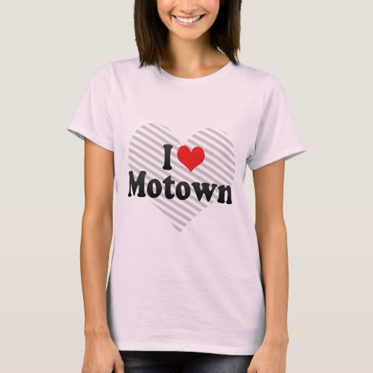 I Liebe Motown T-Shirt (Vorderseite)
