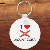 I Liebe MOUNT DORA Florida Schlüsselanhänger (Vorderseite)