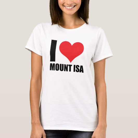 I Liebe Mount Isa T-Shirt (Vorderseite)